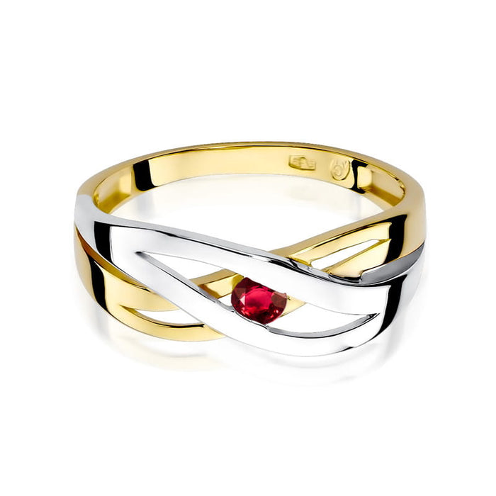 Inel Aur 14K W156 Rubin 0.15ct