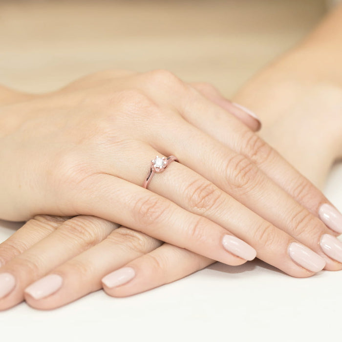 Inel Aur 14k cu Diamant Natural 0.30 ct