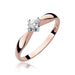 Inel Aur 14K cu Diamant Natural 0.12 ct