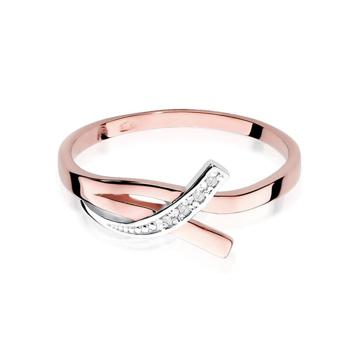 Inel Aur 14K cu Diamant Natural 0.02 ct