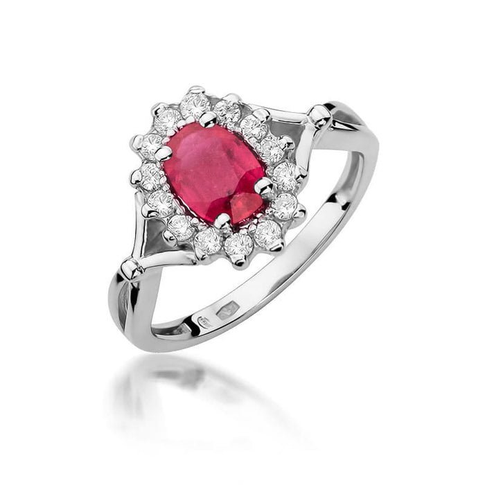 Inel Aur 14K W182 Rubin 1.00ct
