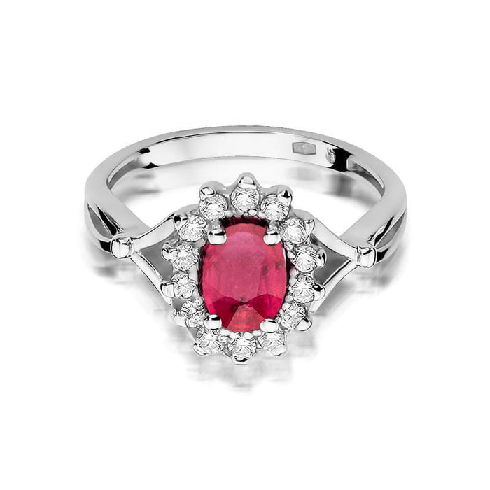 Inel Aur 14K W182 Rubin 1.00ct