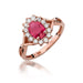 Inel Aur 14K W182 Rubin 1.00ct