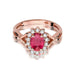 Inel Aur 14K W182 Rubin 1.00ct