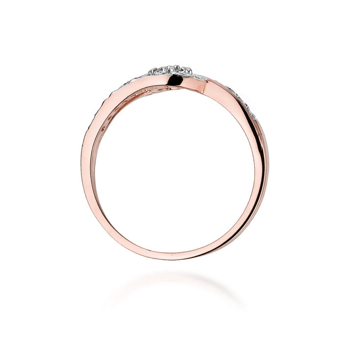 Inel Aur 14K cu Diamant Natural 0.17 ct