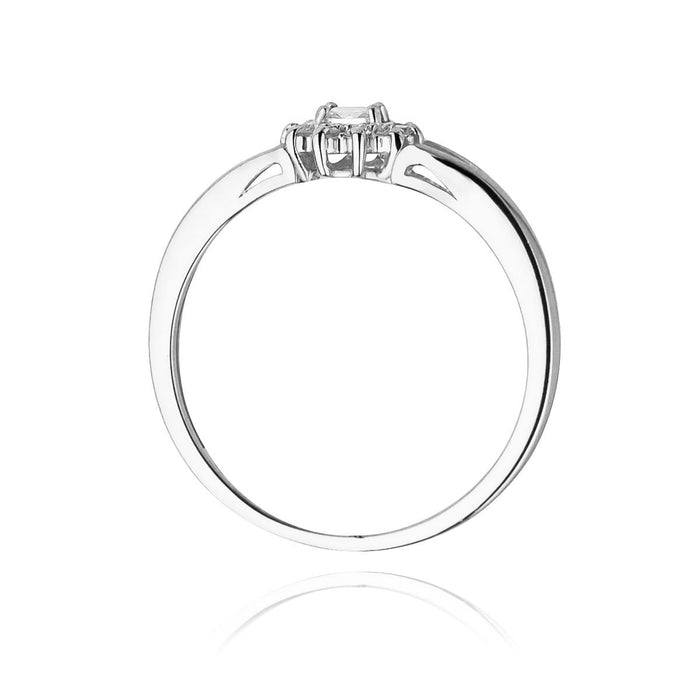 Inel Aur 14K W185 Diamant 0.10ct