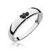 Inel Aur 14K cu Diamante Naturale Negre 0.02 ct