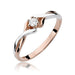 Inel Aur 14K cu Diamant Natural 0.08ct