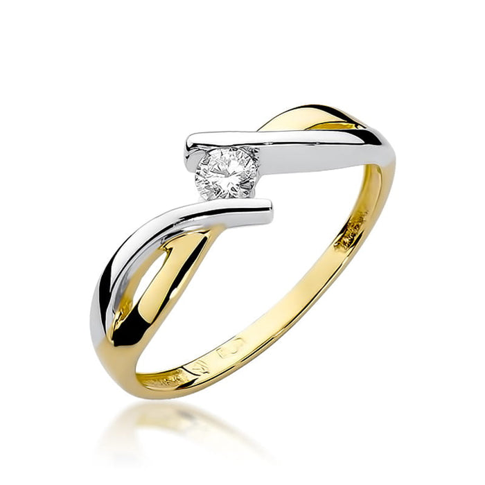 Inel Aur 14K W191B Diamant 0.08ct