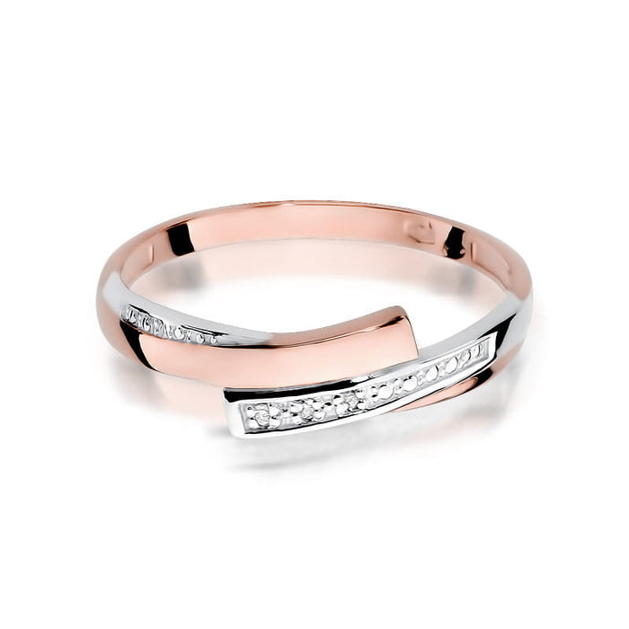 Inel Aur 14K cu Diamant Natural 0.02 ct