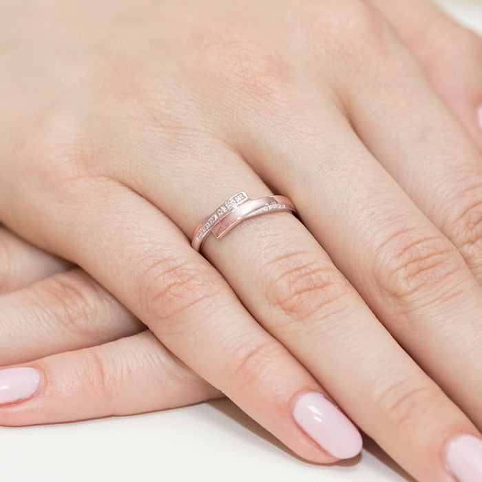 Inel Aur 14K cu Diamant Natural 0.02 ct