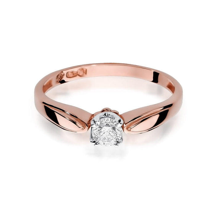 Inel Aur 14K cu Diamant Natural 0.24 ct