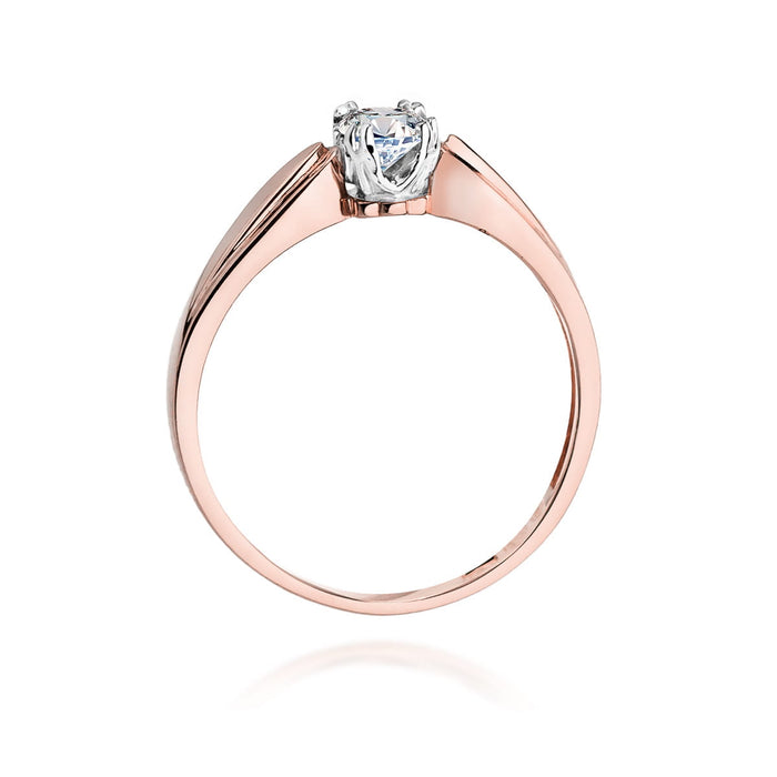 Inel Aur 14K cu Diamant Natural 0.24 ct