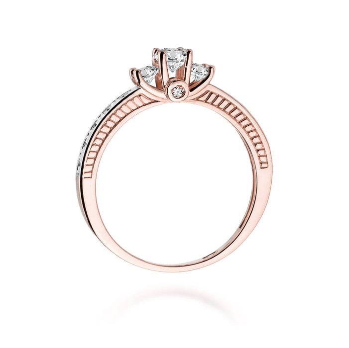 Inel Aur 14K cu Diamante Naturale 0.42 ct