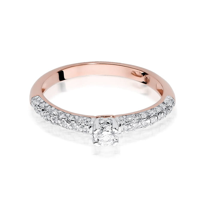 Inel Aur 14K cu Diamant Natural 0.36 ct