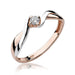 Inel Aur 14K cu Diamant Natural 0.08 ct