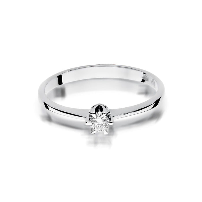 Inel Aur 14K cu Diamant Natural Natural 0.12 ct