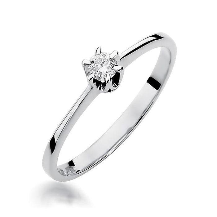 Inel Aur 14K cu Diamant Natural Natural 0.15 ct
