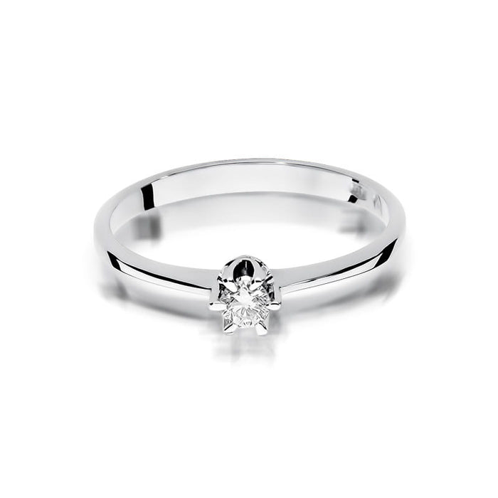 Inel Aur 14K cu Diamant Natural Natural 0.15 ct