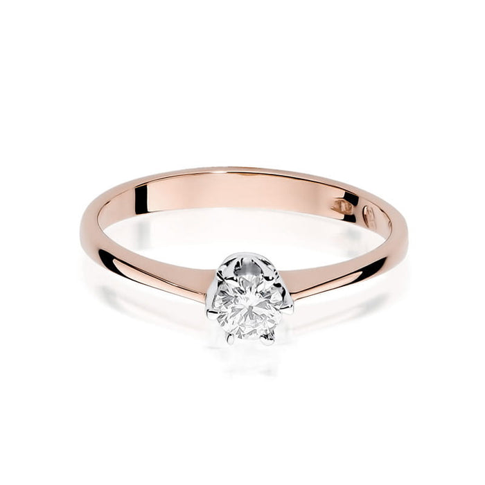 Inel Aur 14K cu Diamant Natural Natural 0.20 ct