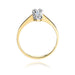 Inel Aur 14K cu Diamant Natural Natural 0.20 ct