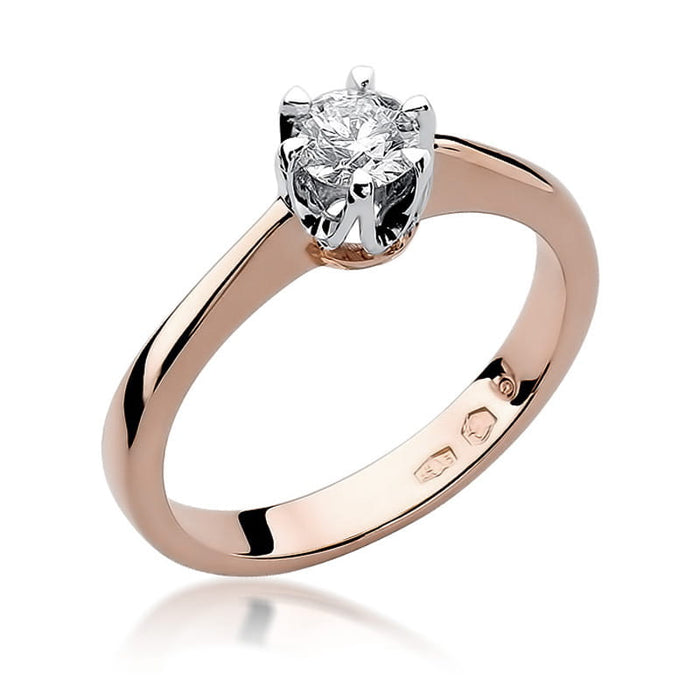 Inel Aur 14K cu Diamant Natural 0.30 ct