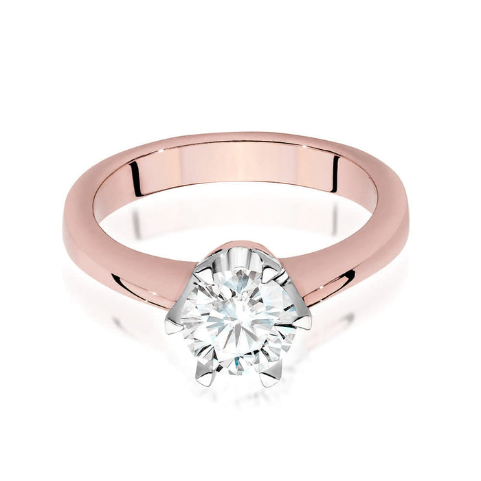 Inel Aur 14K cu Diamant Natural Natural 0.70 ct