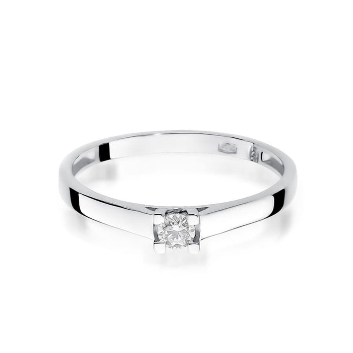Inel Aur 14K cu Diamant Natural Natural 0.12 ct
