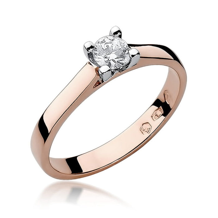 Inel Aur 14K cu Diamant Natural 0.25 ct