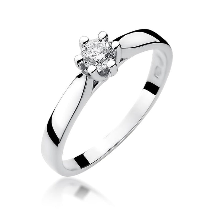 Inel Aur 14K cu Diamant Natural 0.25 ct