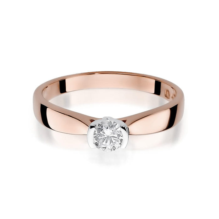 Inel Aur 14K cu Diamant Natural 0.25 ct