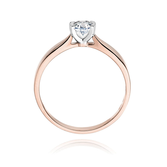 Inel Aur 14K cu Diamant Natural 0.30 ct