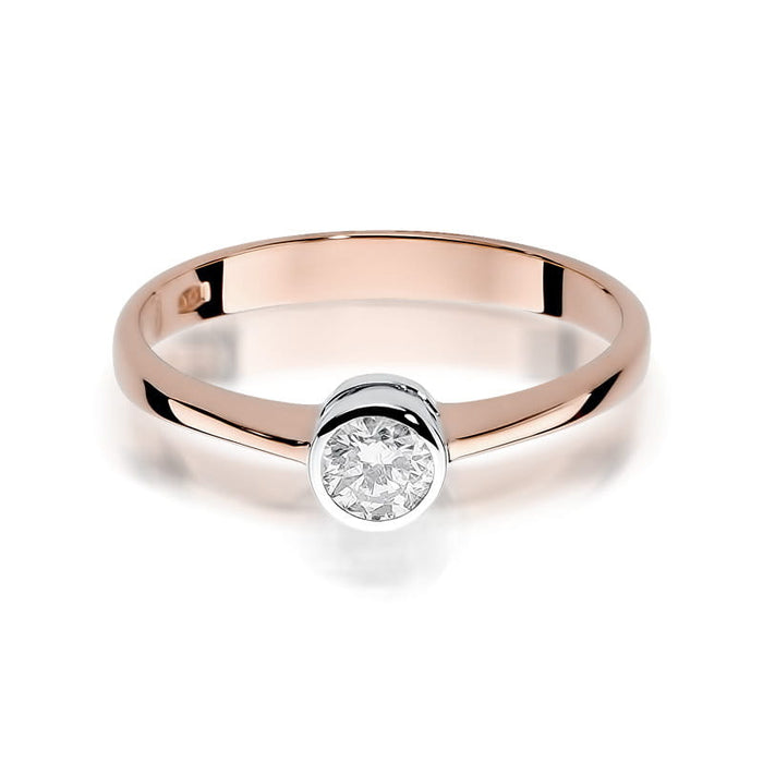 Inel Aur 14K cu Diamant Natural 0.30 ct