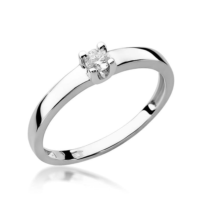Inel Aur 14K cu Diamant Natural Natural 0.12 ct