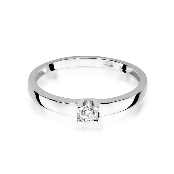 Inel Aur 14K cu Diamant Natural Natural 0.12 ct
