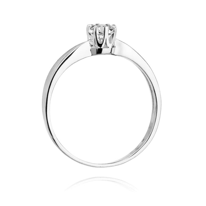 Inel Aur 14K W228 Diamant 0.25ct