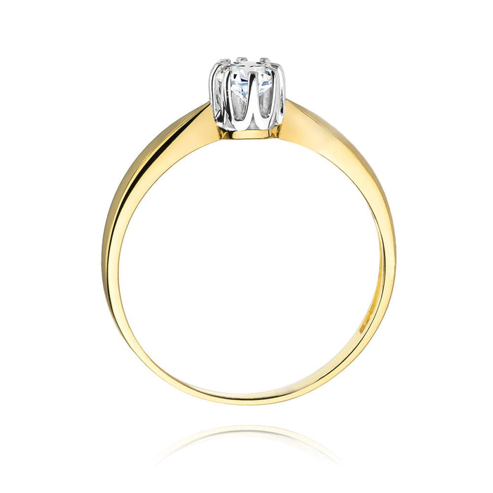 Inel Aur 14K W228 Diamant 0.20ct