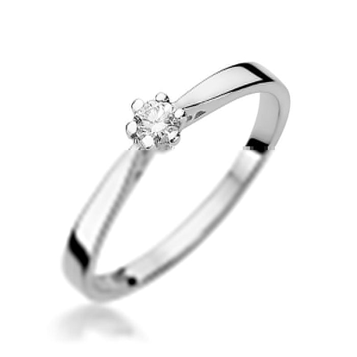 Inel Aur 14K cu Diamant Natural Natural 0.12 ct