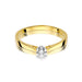 Inel Aur 14K cu Diamant Natural Natural 0.12 ct