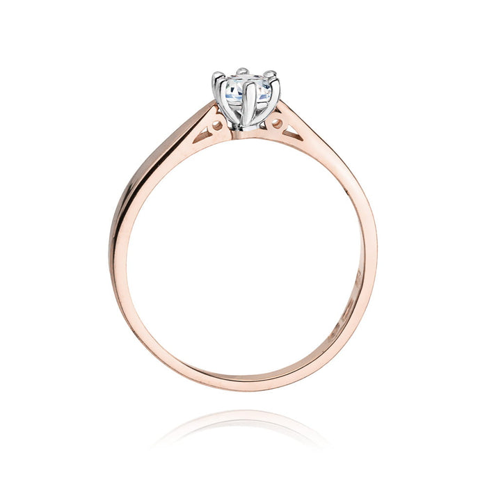 Inel Aur 14K cu Diamant Natural 0.25 ct