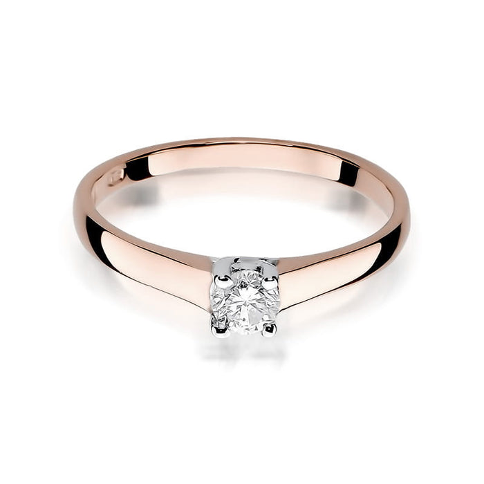 Inel Aur 14K cu Diamant Natural 0.20 ct