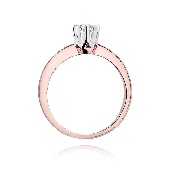 Inel Aur 14K cu Diamant Natural 0.30 ct