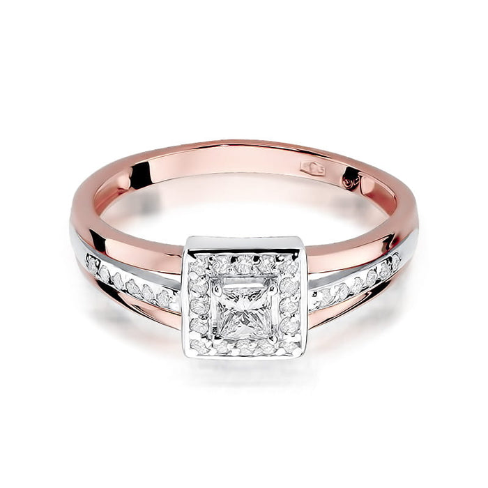 Inel Aur 14K cu Diamante Naturale 0.29 ct