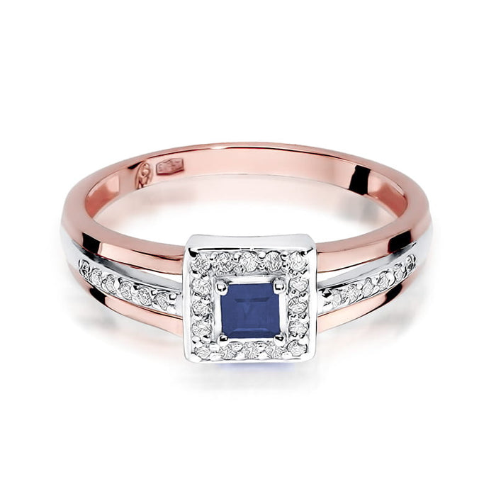 Inel Aur 14K cu Safir 0.20 ct