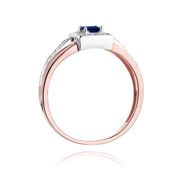 Inel Aur 14K cu Safir 0.20 ct