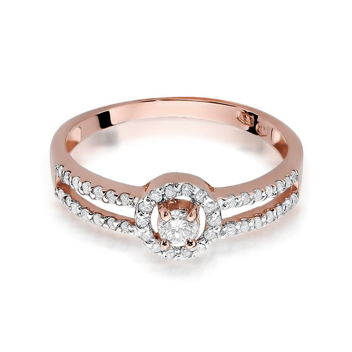 Inel Aur 14K cu Diamant Natural 0.31 ct