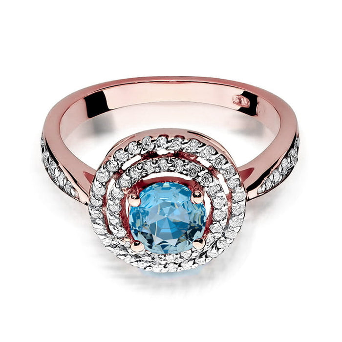 Inel Aur 14K cu Topaz 0.80 ct