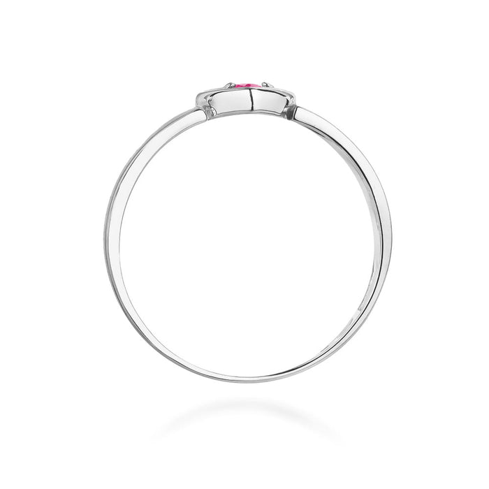 Inel Aur 14K W276 Safir Roz 0.04ct