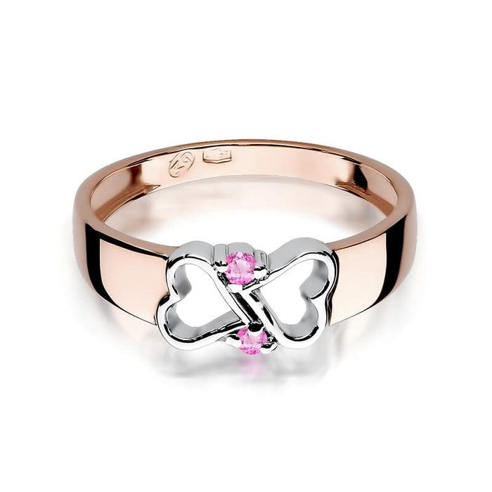 Inel Aur 14K W286 Safire Roz