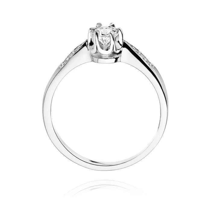 Inel Aur 14K W291 Diamant 0.23ct